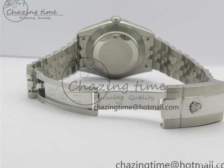 0203 ModernLook DateJust 41mm 126334 SS BP Maker 1:1 Best Edition New Version Blue Roman Dial on Jubilee Bracelet 3033